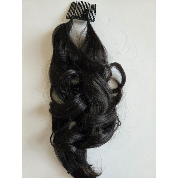 Soho Style Curled Comb Volumizing Hair Extension Dark Brown - Picture 2 of 6